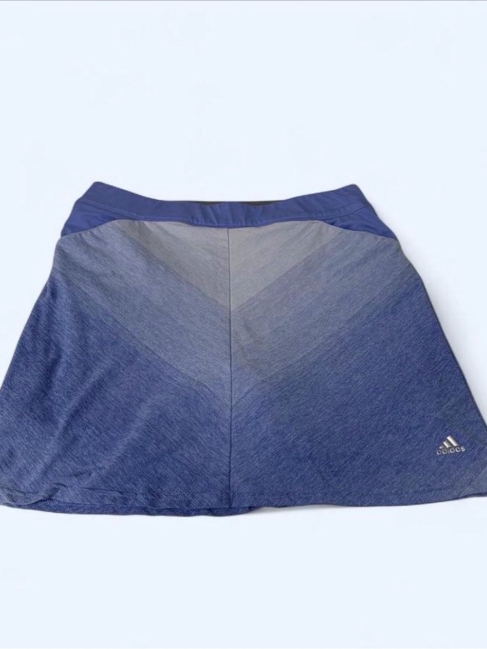ADIDAS Rangewear Skort Blue Chevron Golf Skirt